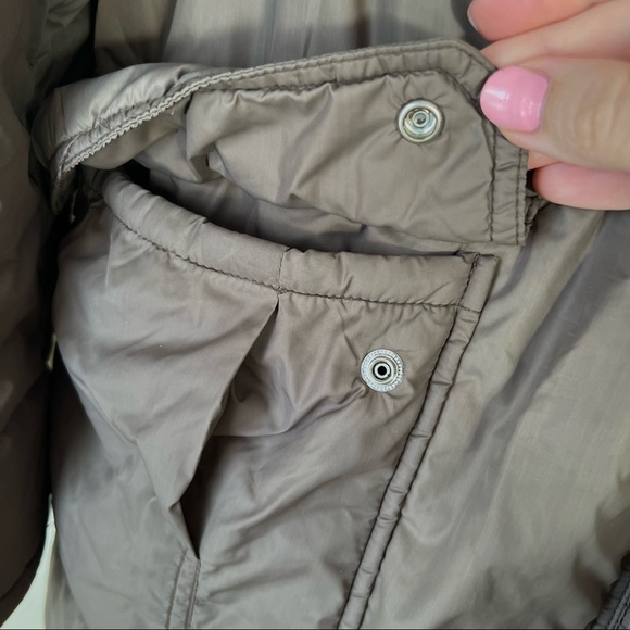 Vintage‎ Diesel Long Coat Brown with Fur Trimmed Hood Double Layer Size Small - Picture 6 of 15